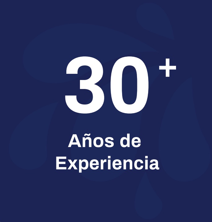 mas de 30 años de experiencia