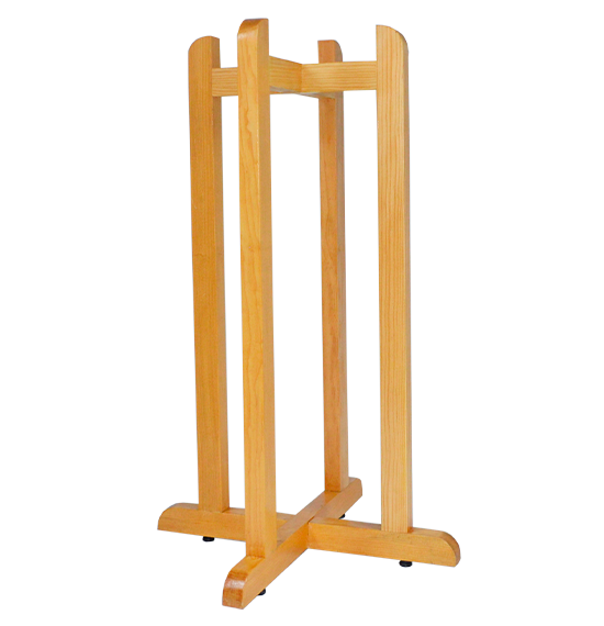 Base de madera para vasija